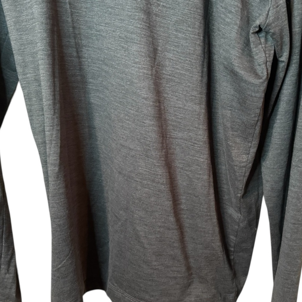 Hurley Men’s Long Sleeved Dark Gray Size L Logo Spandex Workout Athletic Hoodie - Picture 6 of 7